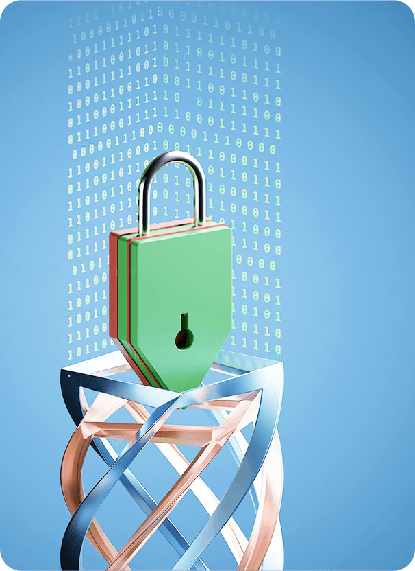Illustration de la protection des données