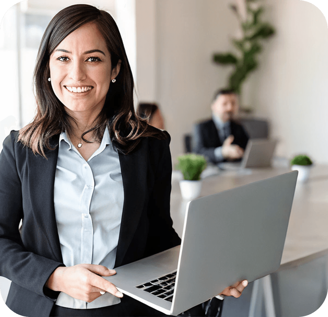 Professionnelle RH utilisant Wellia